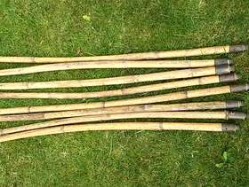Freecycle Vintage Bamboo Drainage Rods with Brass Fittings