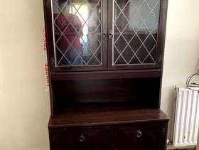 Freecycle Tall glass fronted display cabinet