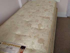 Freecycle Single divan and headboard . .