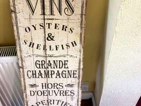 Freecycle Shabby chic sign