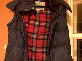 Freecycle Ladies Jack Wills Short Sleeve Puffer Jacket Body Warmer Gillet ...