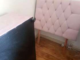 Freecycle Single bed and mattress plus pink ve