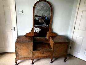 Freecycle 1930s mirror dresser for bedroom