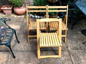 Freecycle Three Garden Chairs