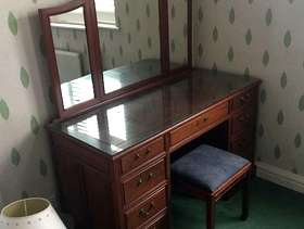 Freecycle Rosewood dressing table/desk
