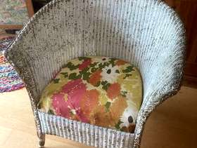 Freecycle Vintage Lloyd Loom Chair
