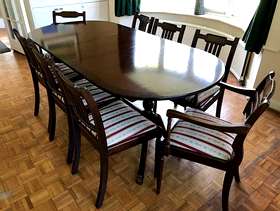 Freecycle Dining Table and 8 Chairs