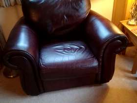 Freecycle Leather armchair