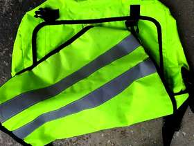 Freecycle Bright yellow shoulder/cross body bag used for paper round