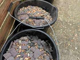 Freecycle Mixed garden stones