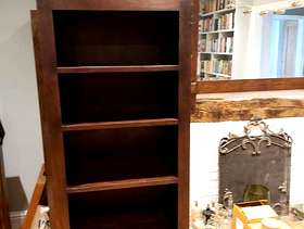 Freecycle Dark wood bookcase