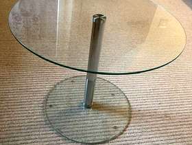 Freecycle Glass side tables