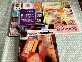 Freecycle 3 books about Rubber Stamping for card making