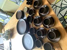 Freecycle Complete vintage dinner set
