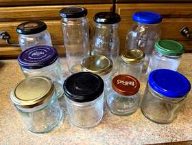 Freecycle Glass jars