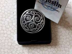 Freecycle St Justin Cornwall Celtic Vintage Brooch