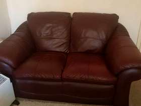 Freecycle Leather sofa