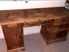 Freecycle Solid pine desk