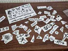 Freecycle Temporary tattoos assorted