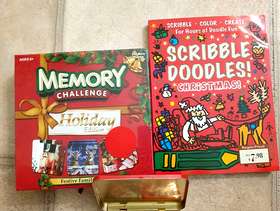 Freecycle Christmas Memory Games, coloring book and cards
