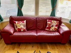 Freecycle Large leather sofa