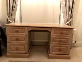 Freecycle Limed oak dressing table