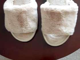 Freecycle New Faux Fur Mule slippers Tu
