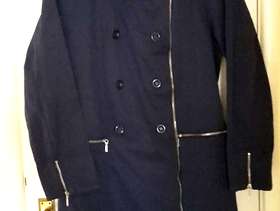 Freecycle La Redoute Cotton/Polyester Washable Navy Raincoat