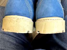 Freecycle Blue suede waterproof Timberland boots