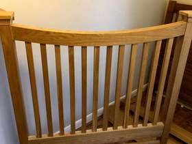 Freecycle Next solid oak single bed