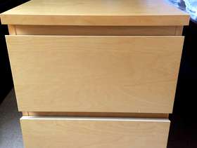 Freecycle Ikea Malm bedside table