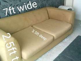 Freecycle Habitat 4 seater sofa