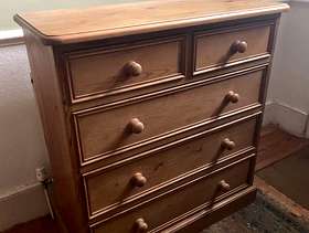 Freecycle Pine chest of drawers
