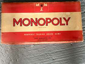 Freecycle Monopoly Board Game 1970's