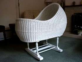 Freecycle White rocking crib