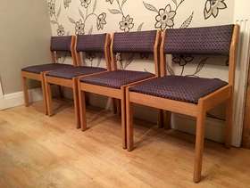 Freecycle 4 wooden chairs only £25