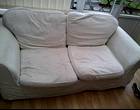 Freecycle Cream Metal Action Sofa Bed