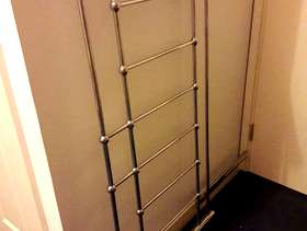 Freecycle Chrome double headboard