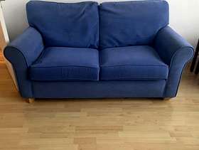 Freecycle Sofa bed blue