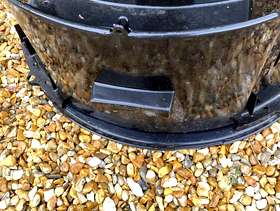 Freecycle Compost bin, black, base, twist lid to secure, easy access ...