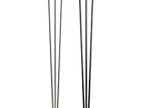 Freecycle 4x Black Hairpin Table Legs-Length: 40 inch