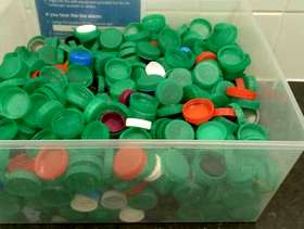 Freecycle Plastic bottle tops