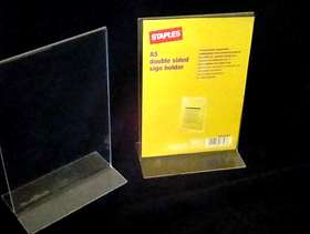 Freecycle Clear A5 sign holder