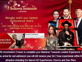 Freecycle Discounted Tickets to Madame Tussauds - London Baker Street