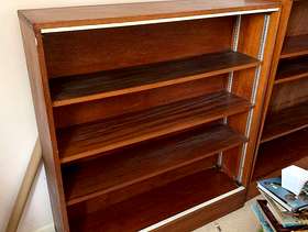 Freecycle FREE 2 x Teak Finish Bookshelves