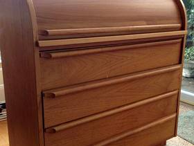 Freecycle Teak desk/bureau