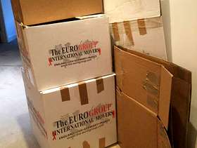 Freecycle Cardboard packing boxes