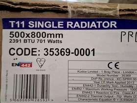 Freecycle 2 Unused Single Central Heating Radiators