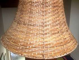 Freecycle Raffia lampshade