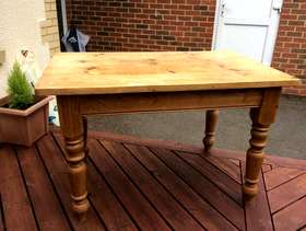 Freecycle Solid wood table